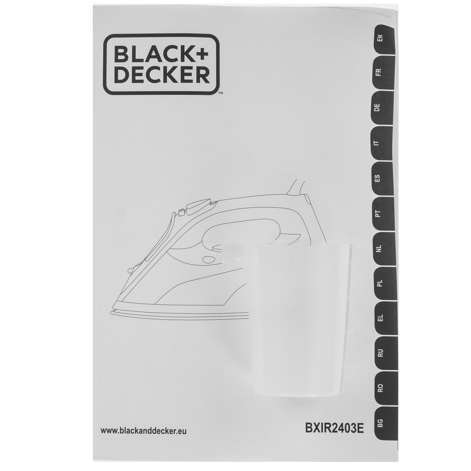 9918777 Утюг Black+Decker BXIR2403E черный STDN-0029896 - Вид №6
