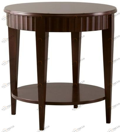 SELVA Круглый журнальный столик из вишневого дерева  3053 