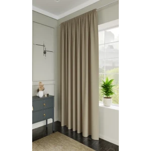 Штора Kreaforta Pharu с элегантными скрытыми петлями 140x280 см бежевая 89417939
