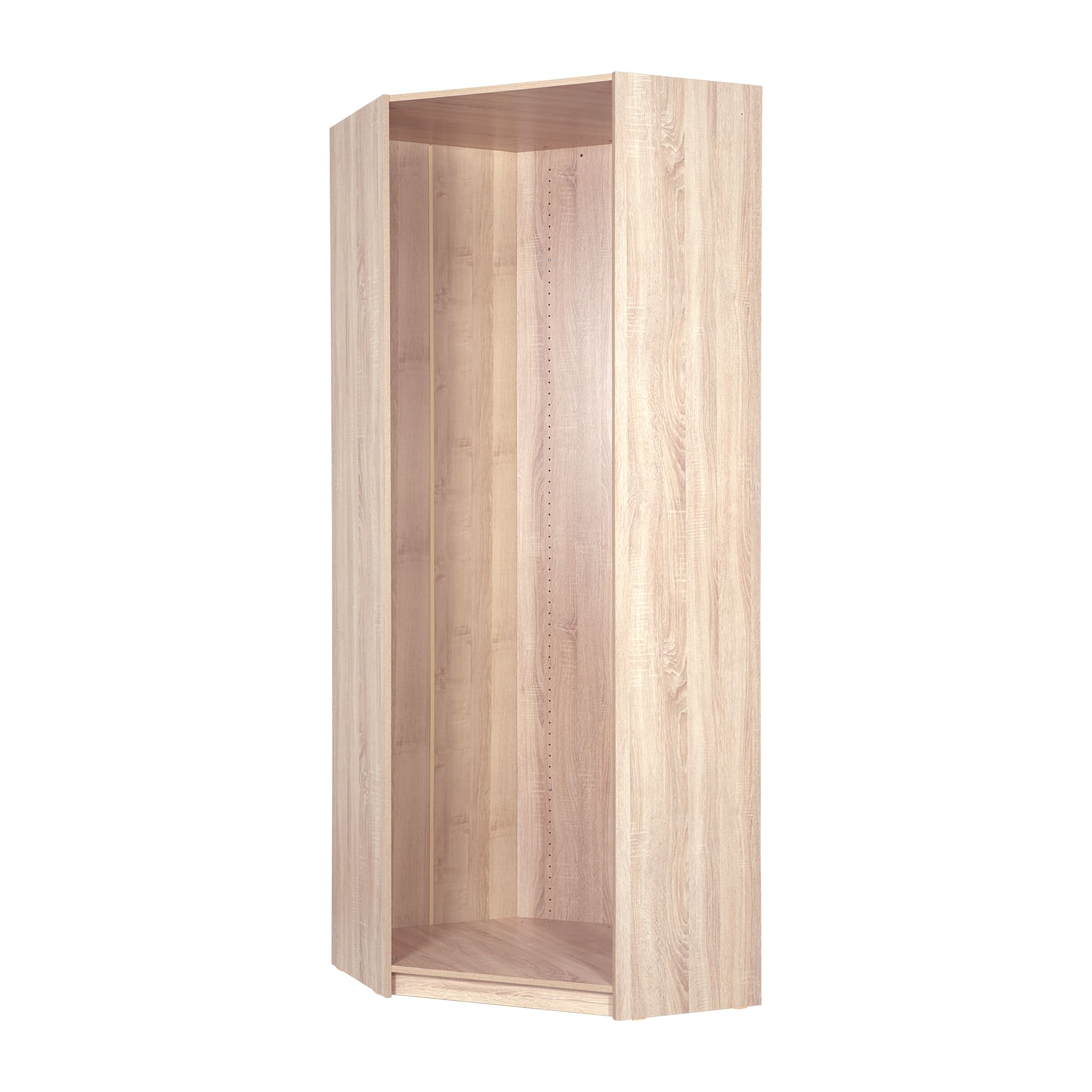 18662871 Каркас углового шкафа Лион 84x84x232 см цвет дуб сонома Santreyd 