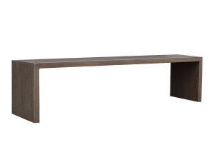 Спеченная каменная скамья без спинки