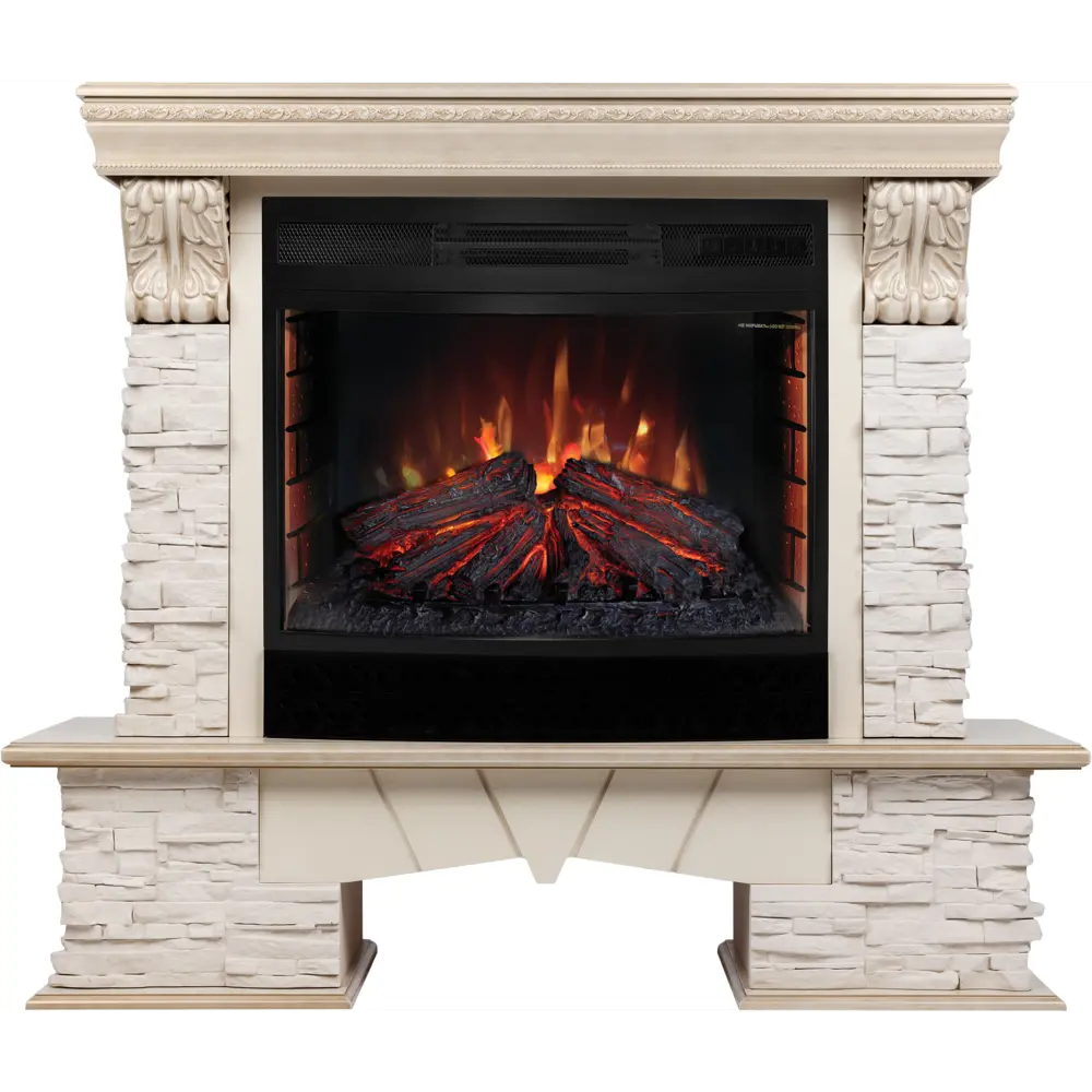 Каминокомплект конвекционный Rockland Lux Firefield 25 SIR 81951358 STLM-2163490 REALFLAME 