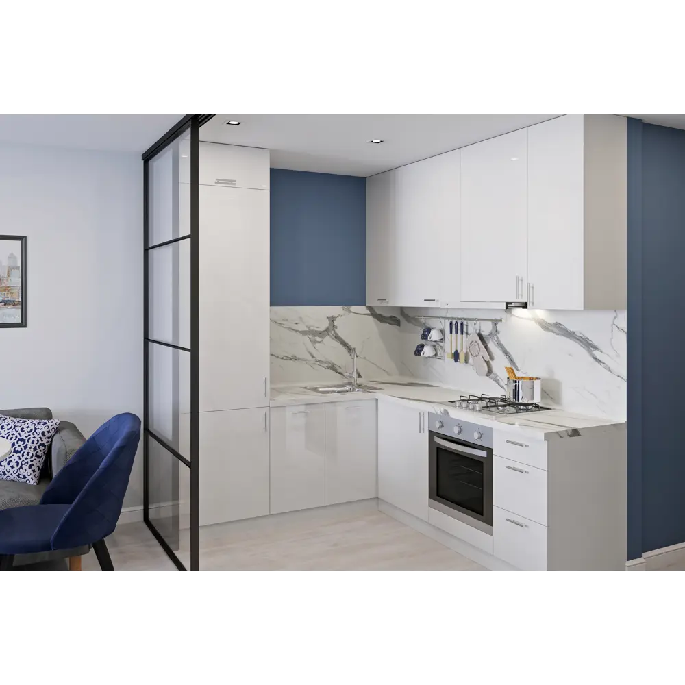 Santreyd - Комплект для скрытого монтажа кухонного цоколя 10 см белый 82379702 STLM-0025897 - Вид №5