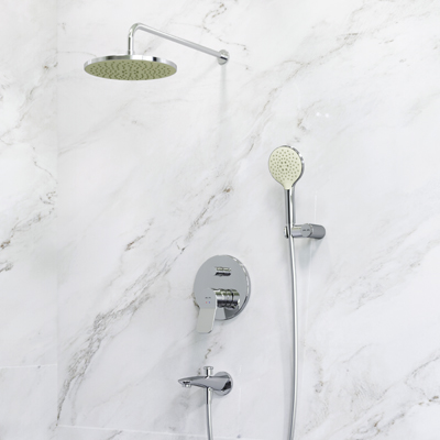 FB85A10010 набор: см-ль д/в/душа верхний душ 250 мм держатель д/верхн.душа душ.набор (ручн AM.PM X-Joy 