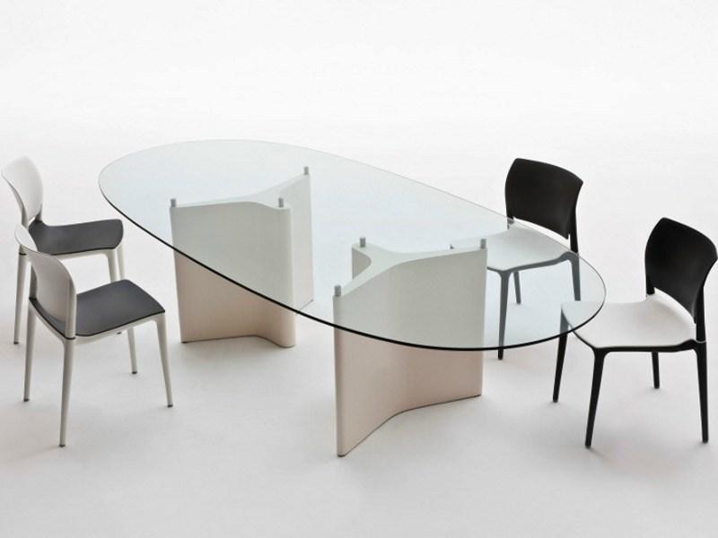 Segis Овальный стол из дерева и стекла sun-id-1490695 - Вид №2