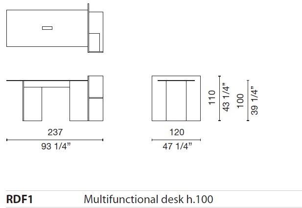 Cappellini Многофункциональный стол с книжным шкафом sun-id-1374716 - Вид №6