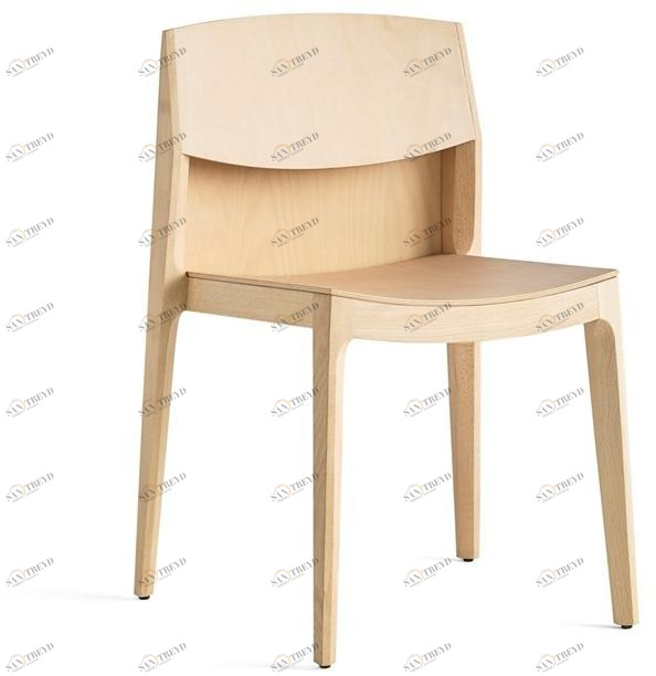 Capdell Штабелируемый деревянный стул Isa 140