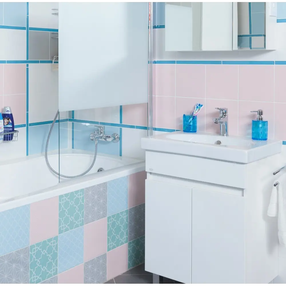 Дозатор для жидкого мыла настольный Verran «Sole» акрил цвет синий STLM-2130244 - Вид №1