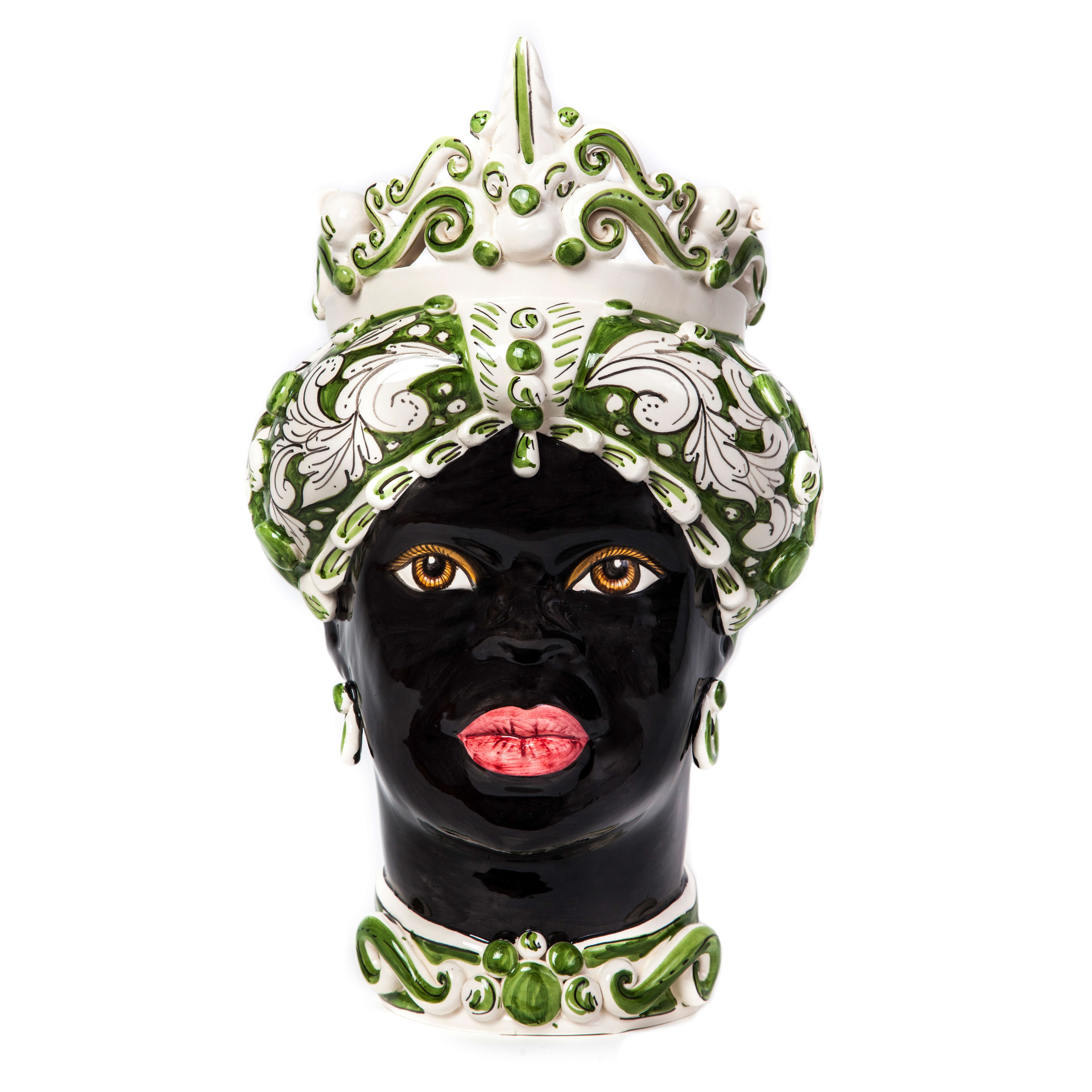 200656-BR ABHIKA ВАЗА MORO LADY MEDIUM BLACK/RED  - Вид №3