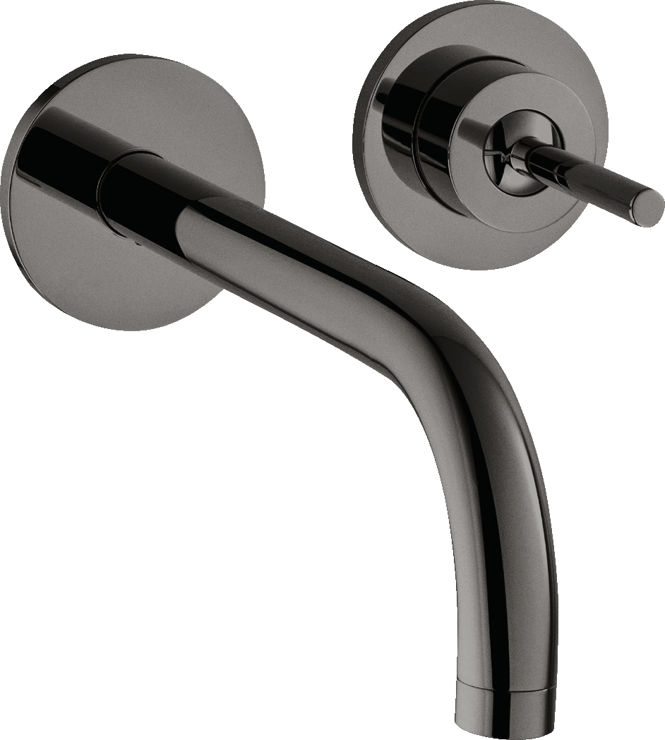 38116330 Смеситель для раковины, однорычажный, скрытого монтажа, настенный, с изливом 225 мм и розетками AXOR UNO