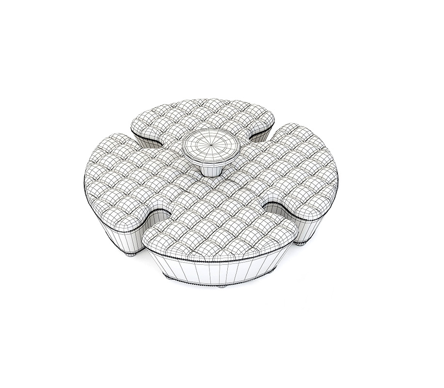 Пуф CLOVER FRANCESCO MOLON S519  - Вид №2