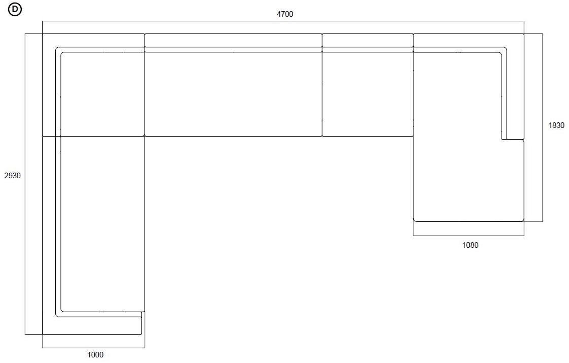 Enza Home Модульный угловой диван из ткани Mayfair sun-id-1464942 - Вид №9