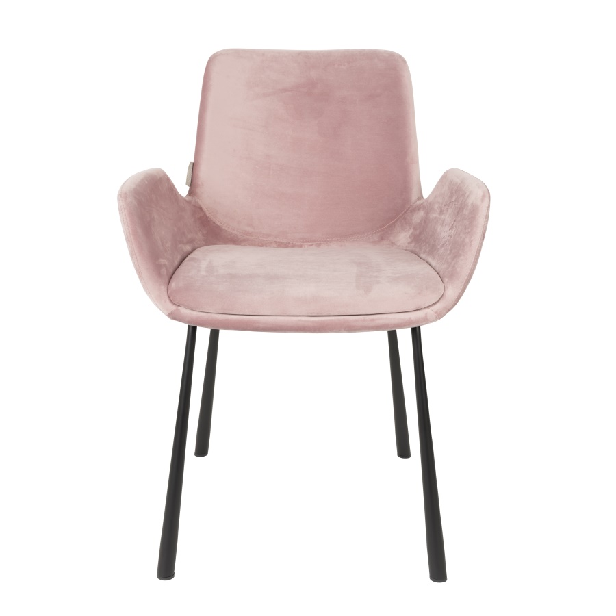 Кресло Brit розовое минимализм Zuiver 1200143 - Вид №3