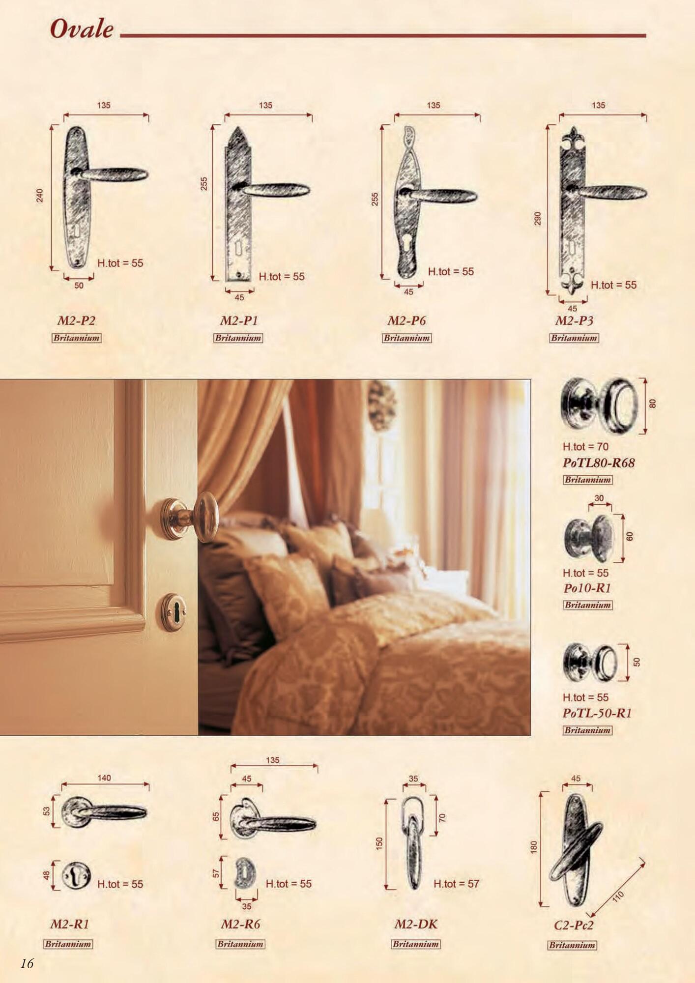 GIARA Бронзовая ручка Ovale sun-id-1498436 - Вид №10