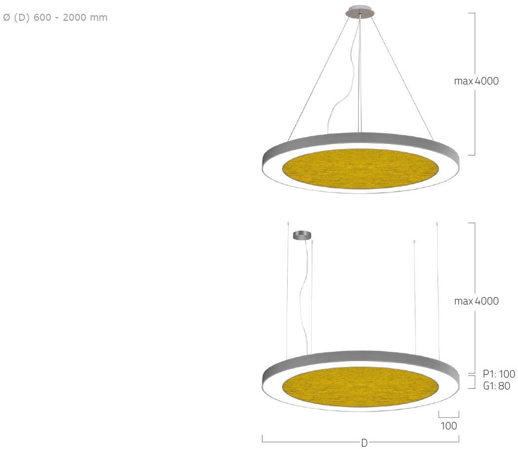Lightnet Акустический светодиодный подвесной светильник Ringo star sun-id-1364781 - Вид №1