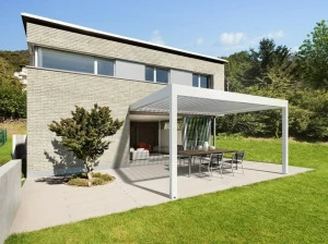 GIBUS Пристроенная пергола с регулируемыми жалюзи