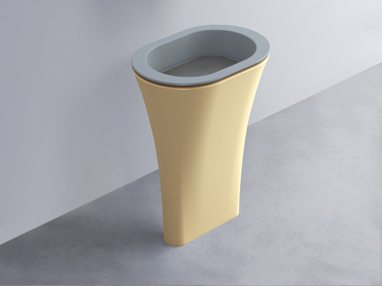 AMLA65-BR+AMPILO-CM+AMCOLO-CN Раковина Amedeo Ovale отдельностоящая cielo Enjoy + Amedeo Ceramica Cielo