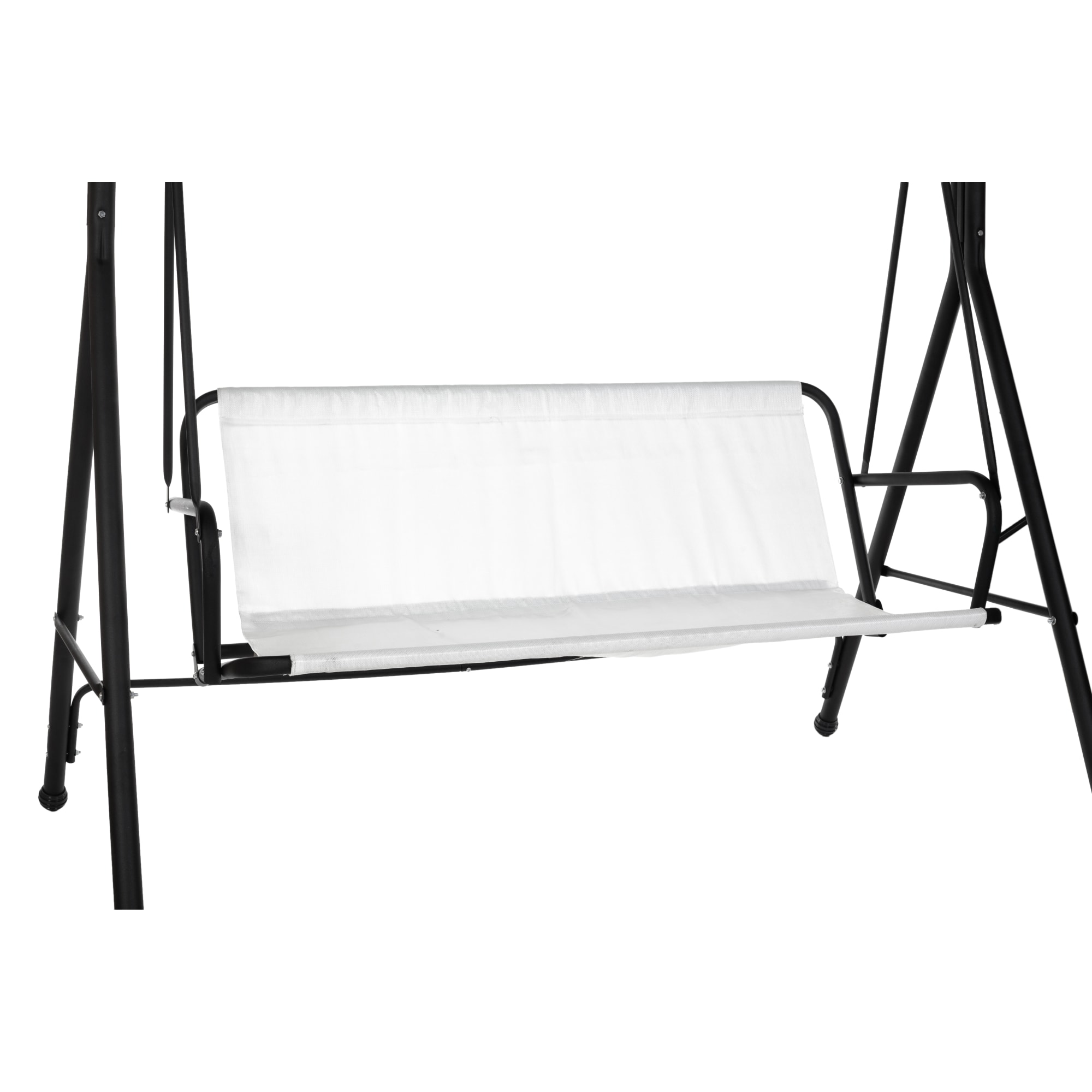 82492355 Качели садовые 2-х местные (до 160 кг) зеленый/ бежевый/ красный Santreyd  - Вид №1