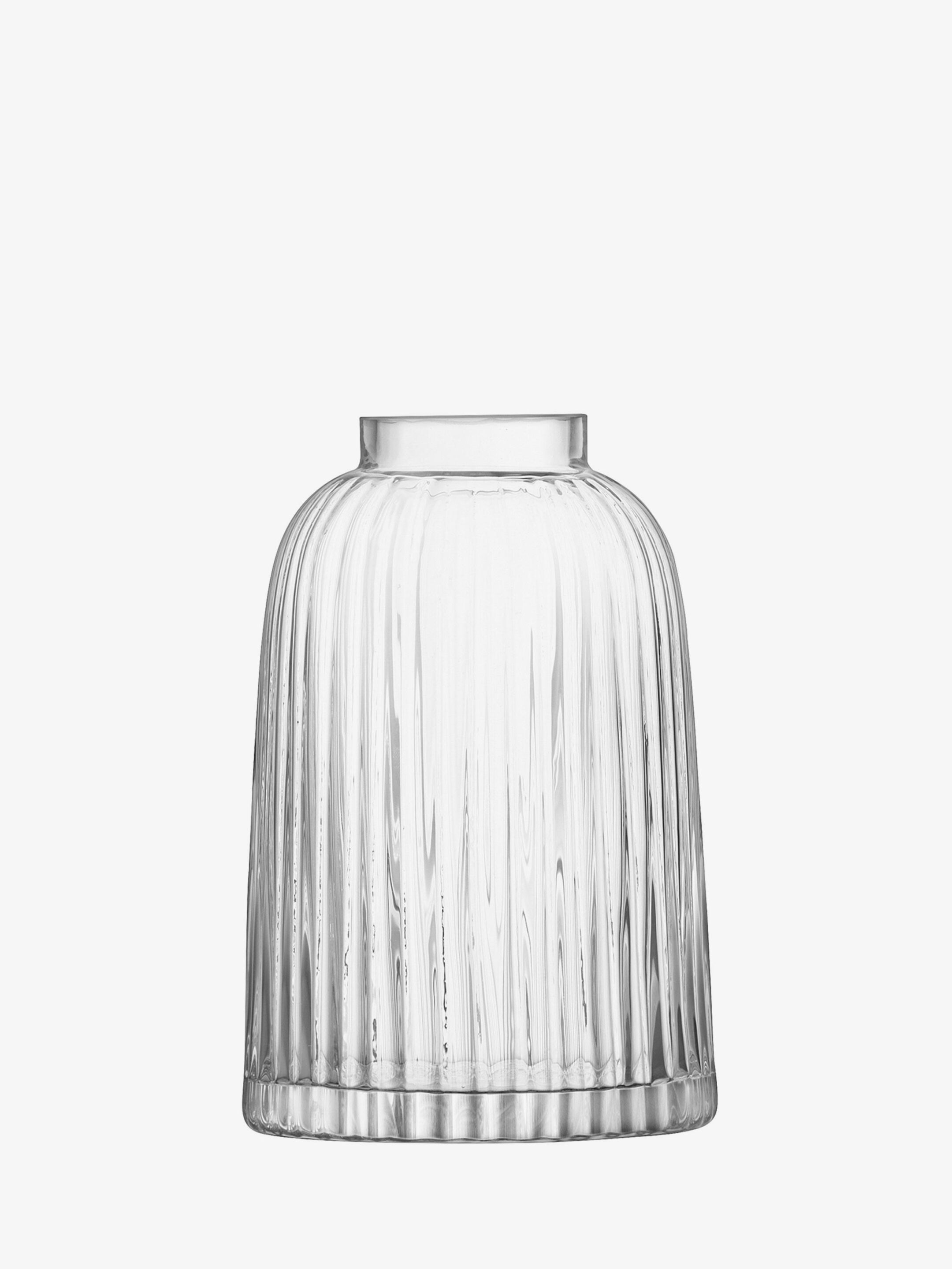 Круглая выдувная стеклянная ваза-H20cm LSA Pleat ARCH-00034922 - Вид №6