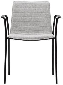 Andreu World Стул из полимера штабелируемый с подлокотниками Flex high back So1610 - Вид №10