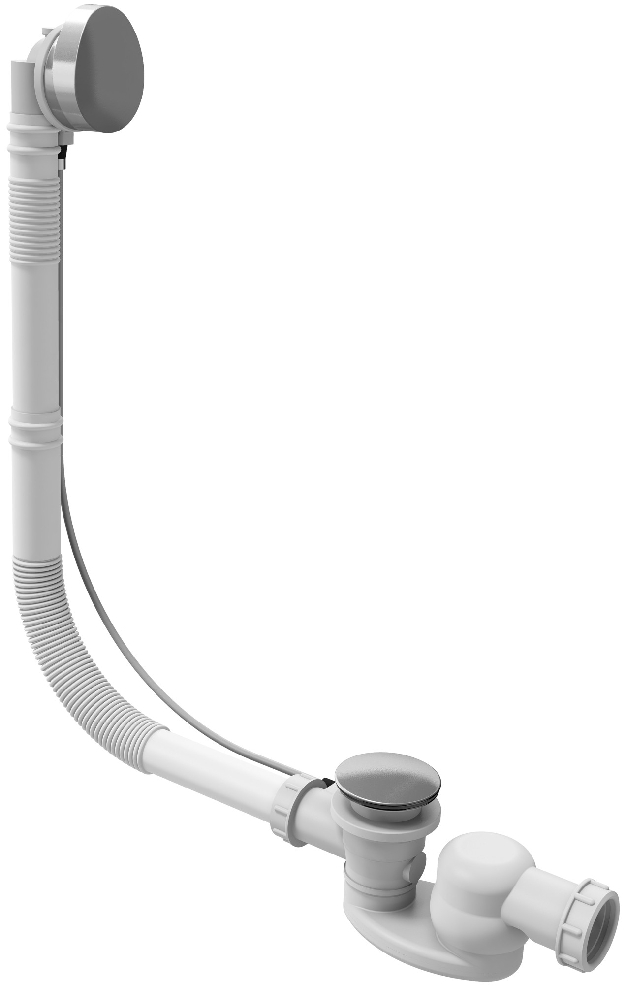 E6D015-CP Сверхтонкий слив с переливом JACOB DELAFON NO COLLECTION 