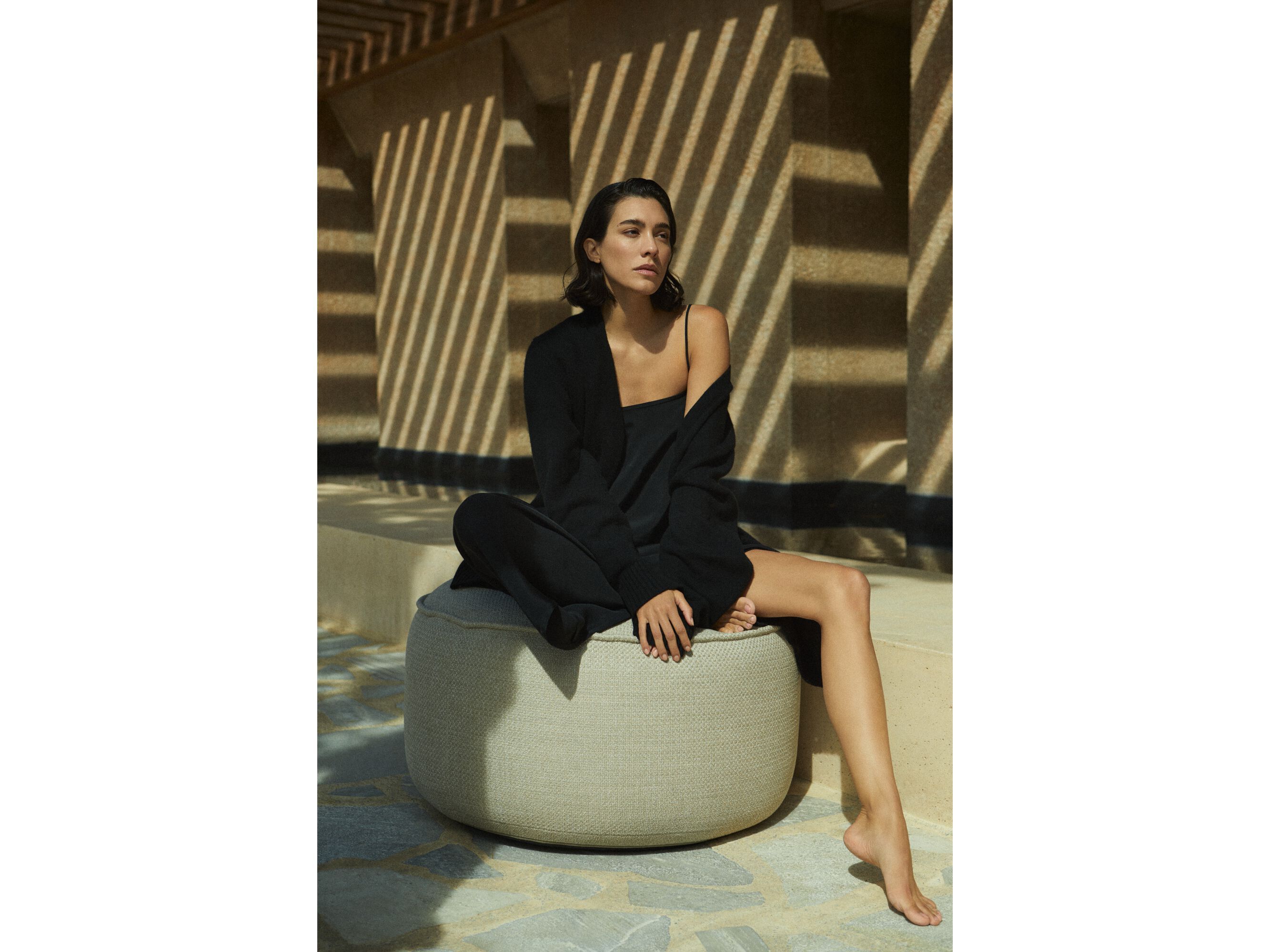 Ткань круглый сад пуфик Ethnicraft DONUT ARCH-00043248 - Вид №4