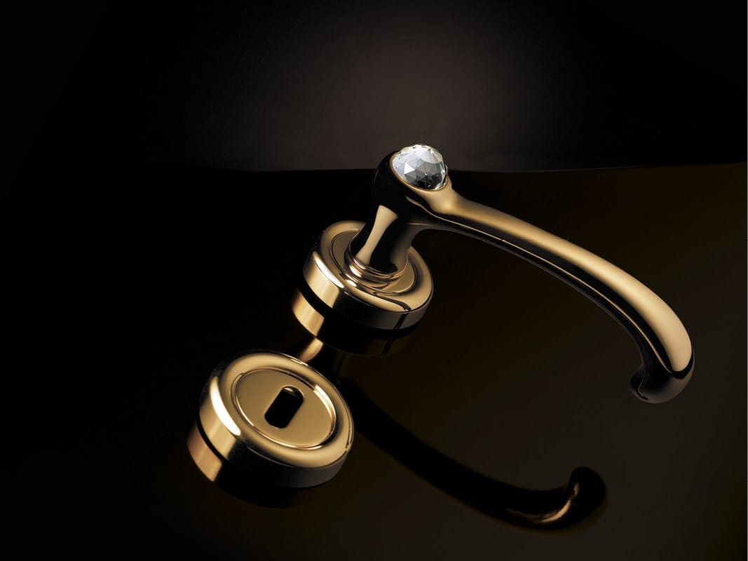 Кремонезе из хромированной латуни с кристаллами Swarovski® на розетке LINEA CALI' Idea Crystal ARCH-00017960 - Вид №1