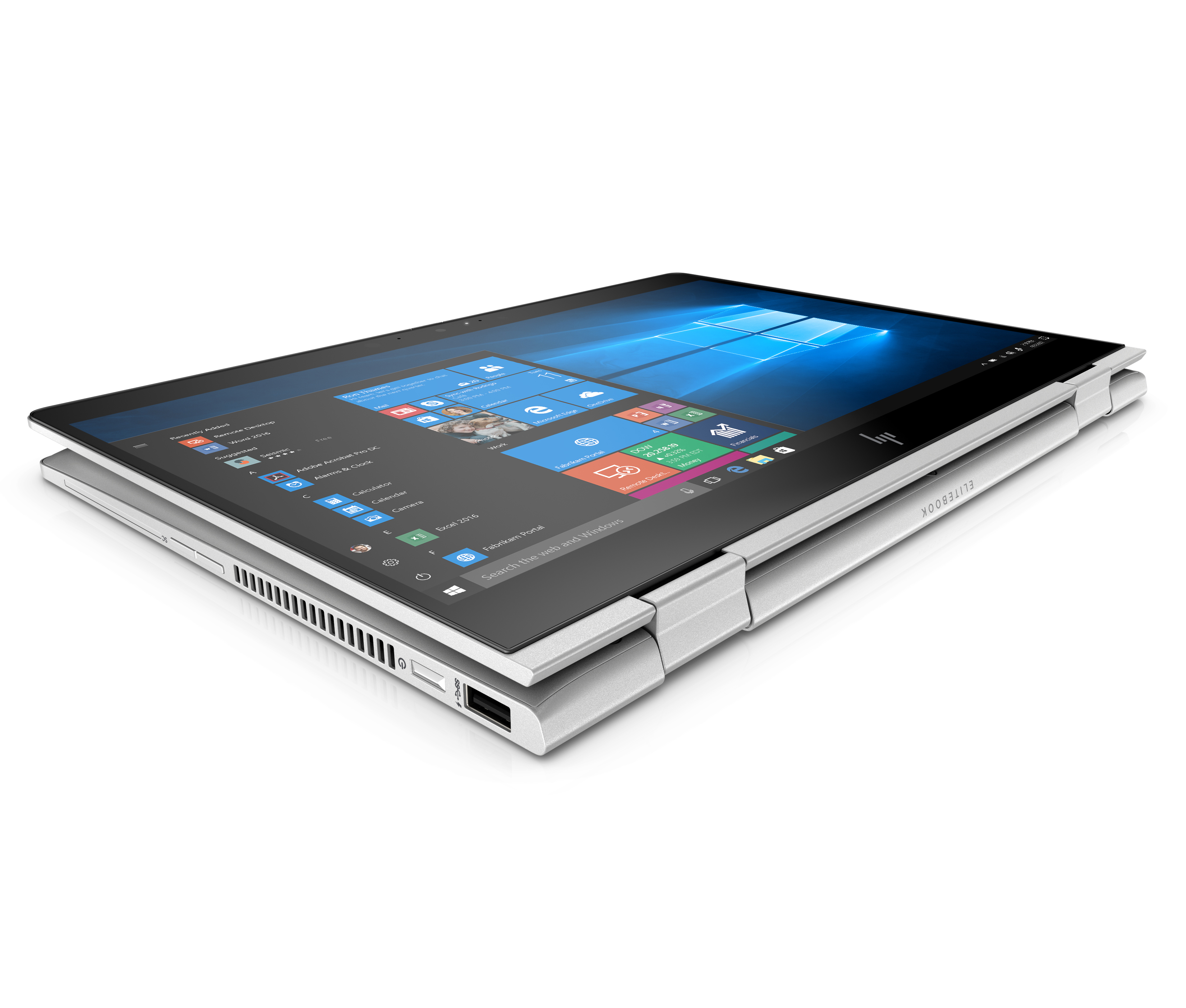 6XD36EA#ACB elitebook x360 830 g6 13.3"(1920x1080)/touch/intel core i7 8565u(1.8ghz)/8192mb/512ssdgb/nodvd/int:intel hd graphics 620/53whr/war 3y/1.35kg/silver/w10pro + 1000 nit sure view HP Santreyd  - Вид №4