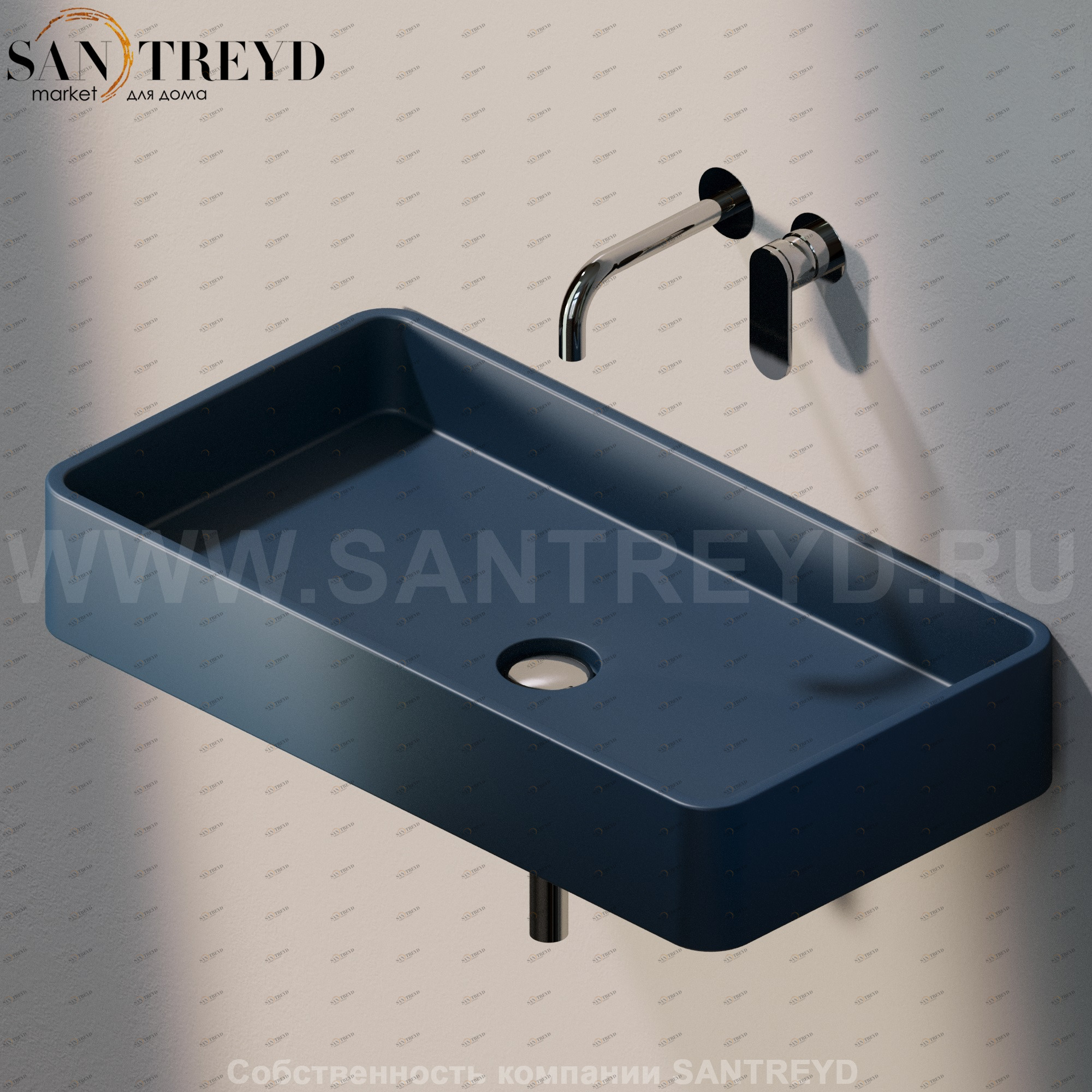 MWL757016 Подвесная раковина настенная прямоугольная Ceramica Flaminia Miniwash