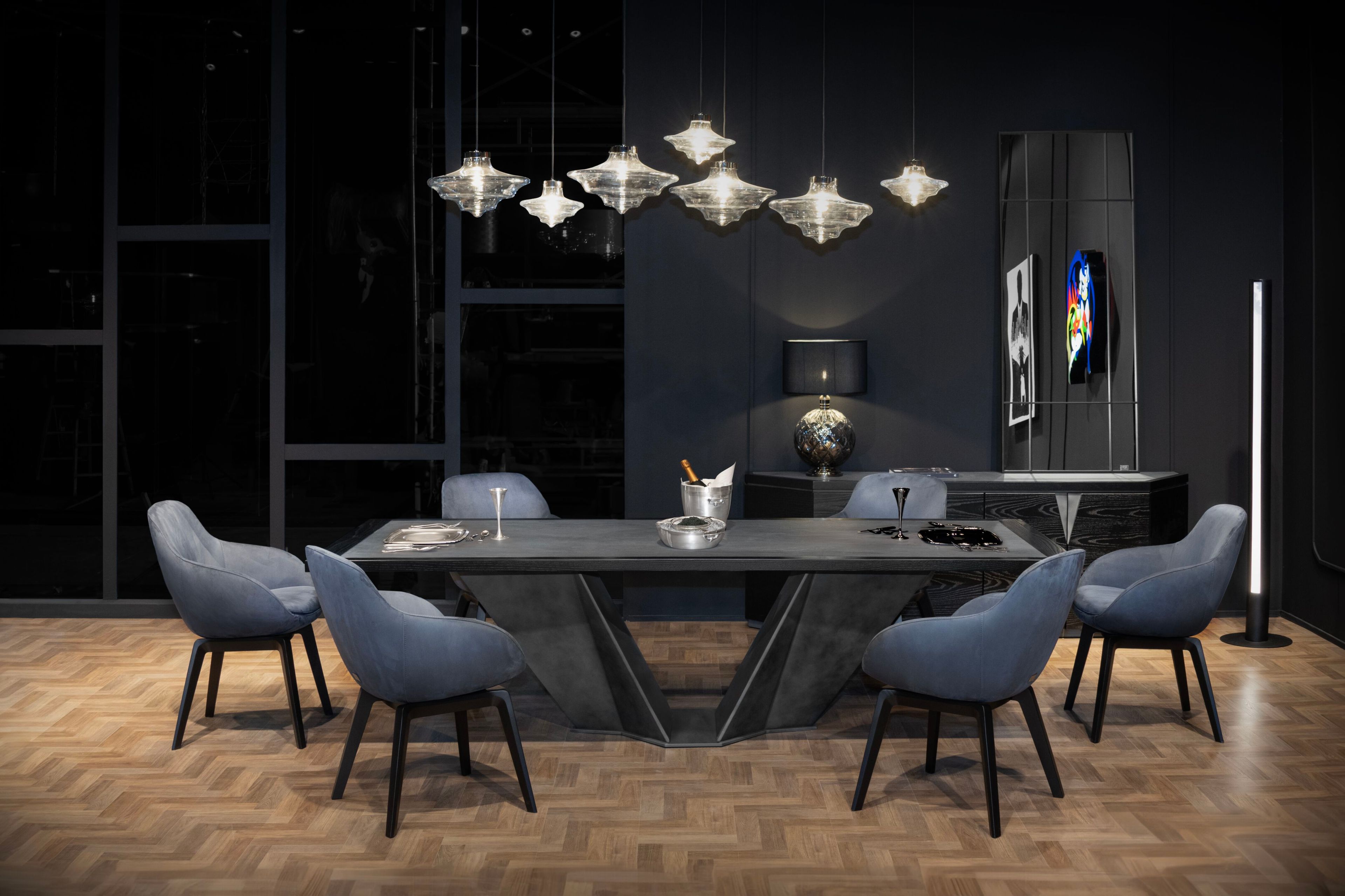 Прямоугольный мраморный стол Wayne Enterprises Home Collection WE-060 ARCH-00119986 - Вид №3