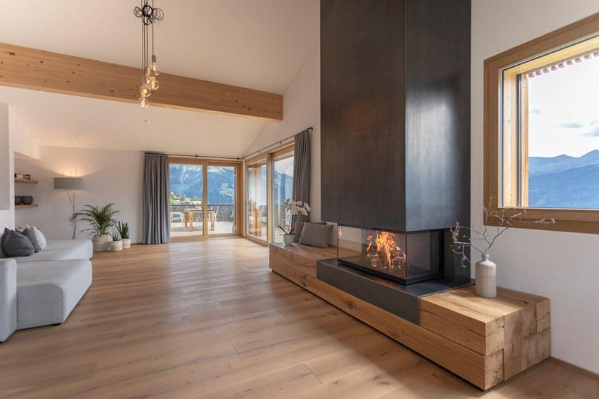 RÜEGG Дровяной трехсторонний камин из стали Flex line sun-id-1432284 - Вид №1