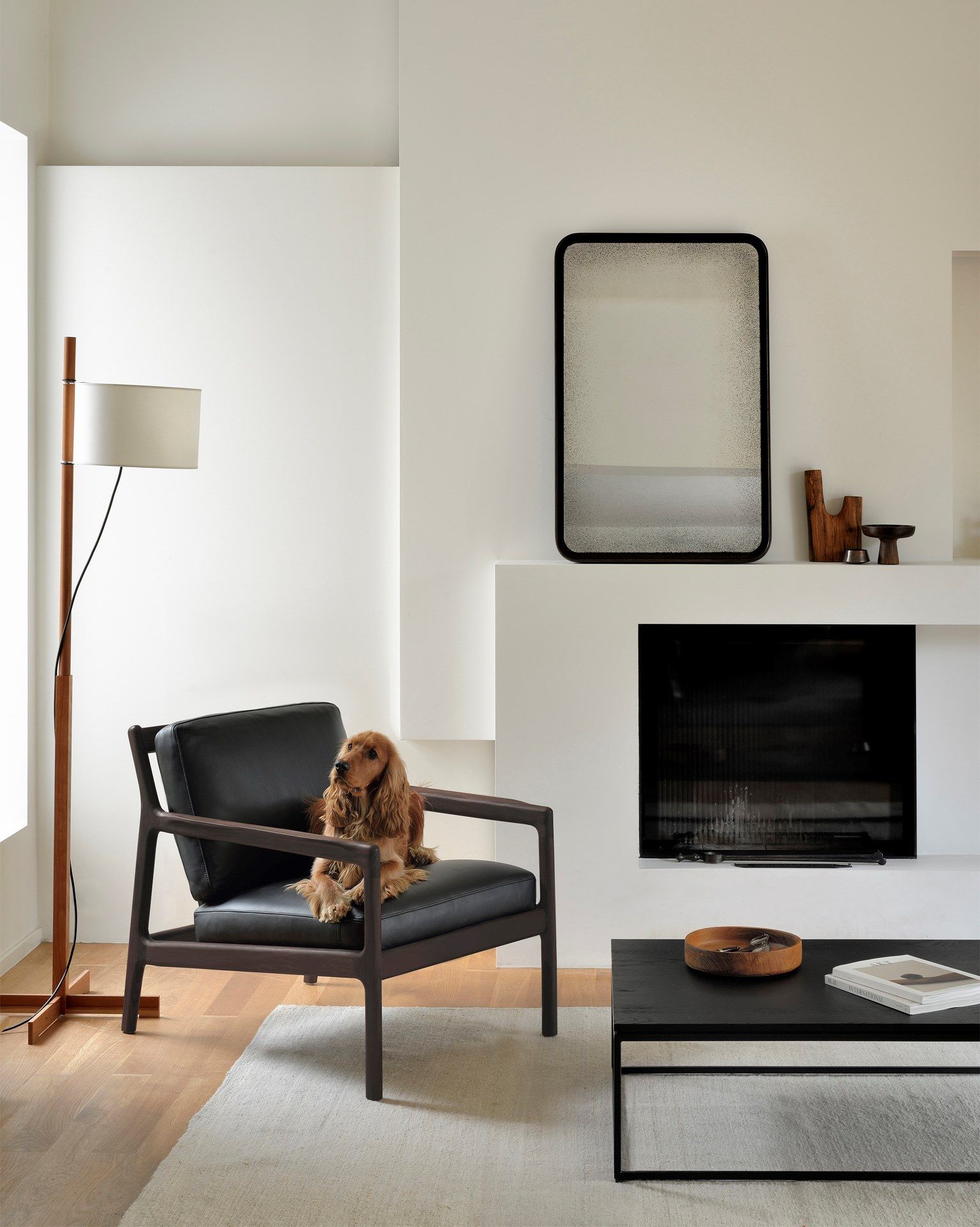 Кожаное кресло с подлокотниками Ethnicraft Джек ARCH-00135812 - Вид №11