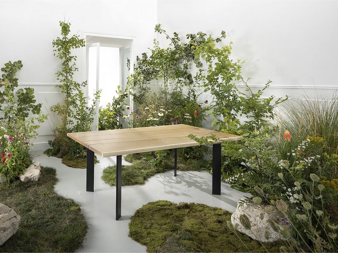 Прямоугольный обеденный стол из массива дерева Florian Wood&amp ARCH-00077004 - Вид №2