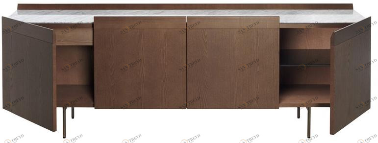 Potocco Комод из ясеня с распашными дверцами Avant 884/mb1