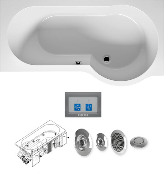 BA8000500000000_top1 Ванна Riho Dorado Santreyd - Вид №3