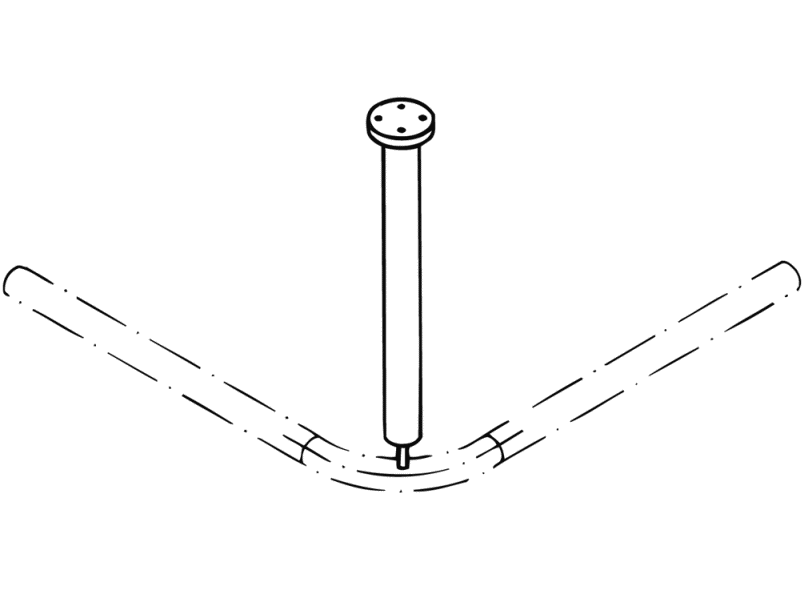 801.34.022 потолочная подвеска HEWI Serie 477/801  - Вид №6
