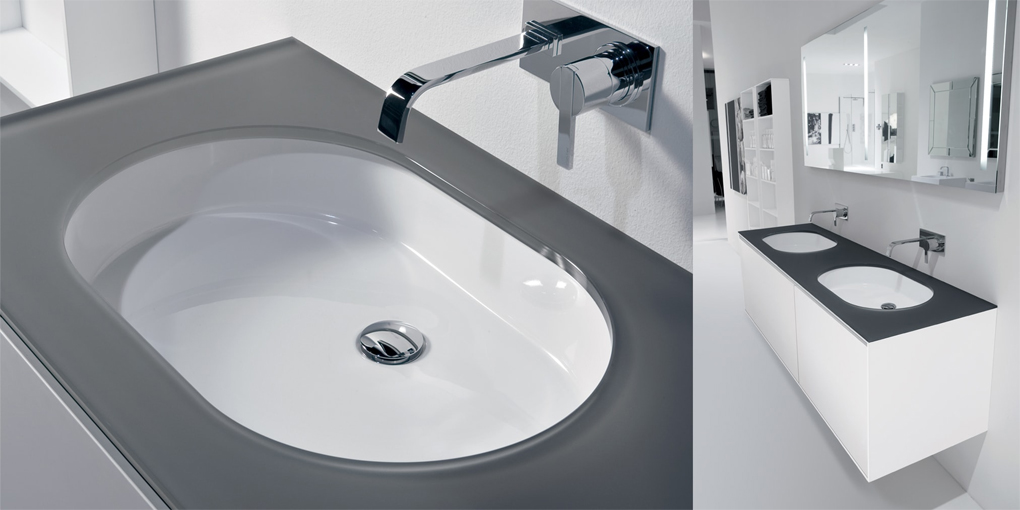 PIPER1 Встроенная раковина под столешницу овальная Antoniolupi  - Вид №2