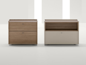 Меламиновая тумбочка с ящиками