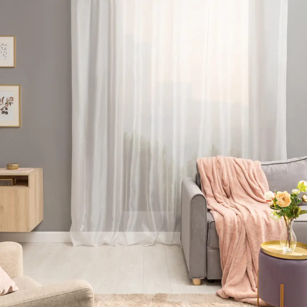 Тюль Inspire на ленте 300×280 см из полупрозрачной микровуали 17989708 STLM-0009169