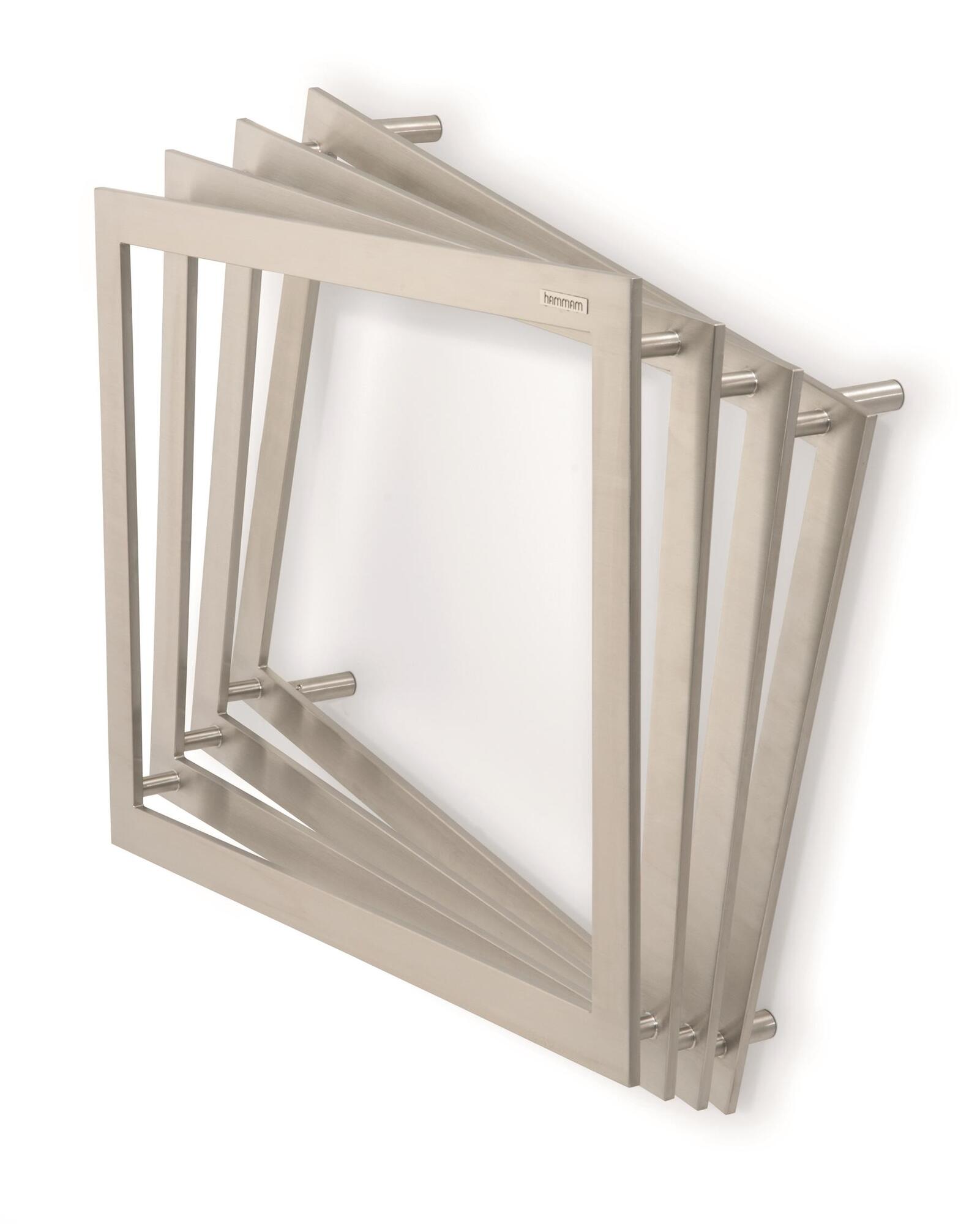 Полотенцесушитель Hammam GEMINI Wood  комбинированный; электрический или водяной Сталь;Дерево  - Вид №30