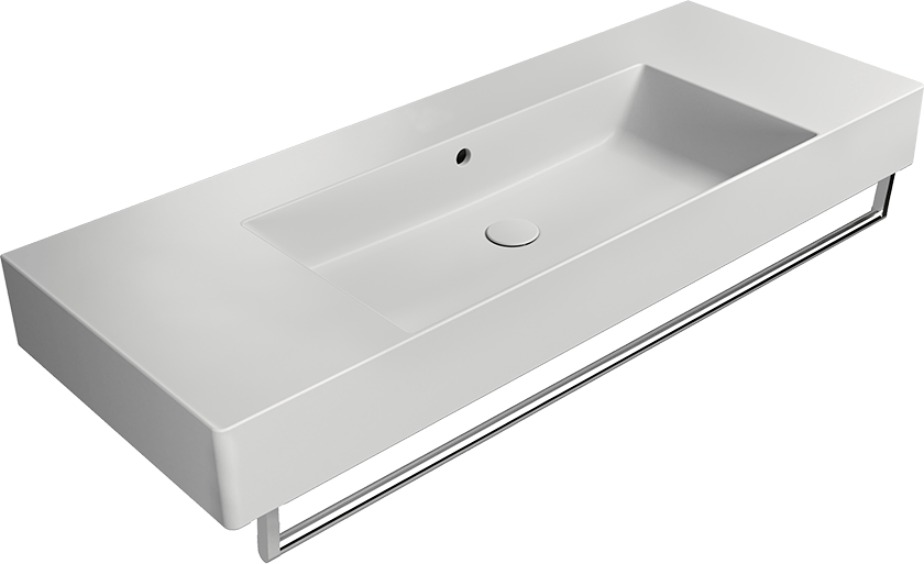 9452109 Подвесная раковина настенная овальная GSI ceramica  белая  - Вид №1