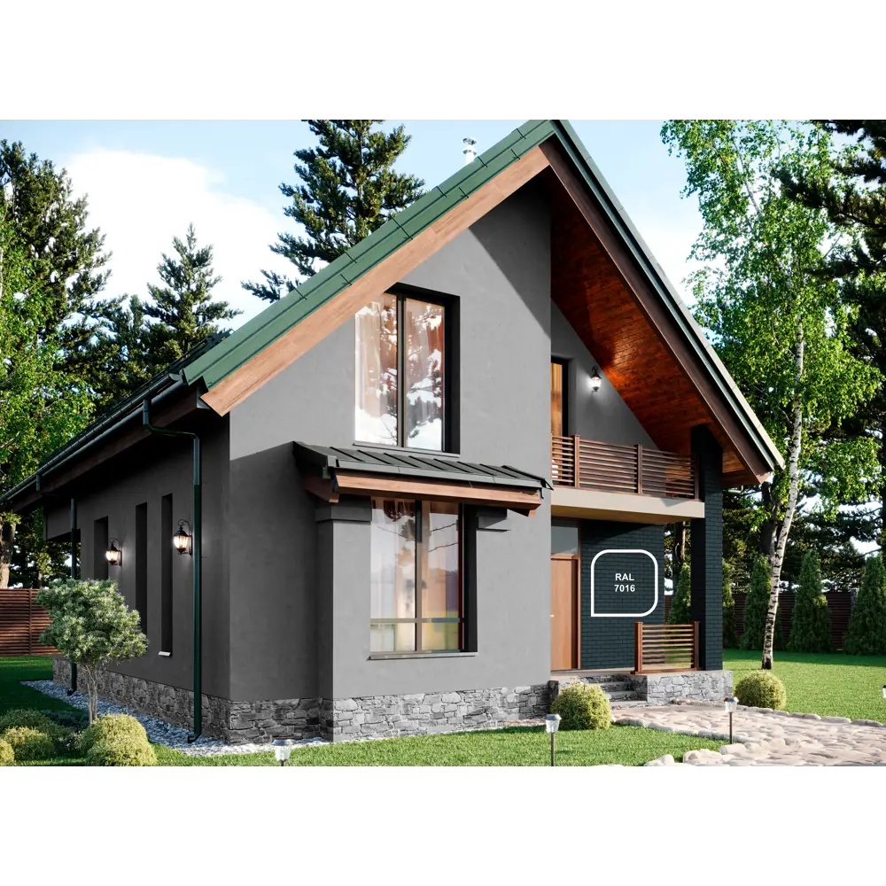 Краска фасадная Ореол матовая прозрачная база С 9 л STLM-2008875 - Вид №8