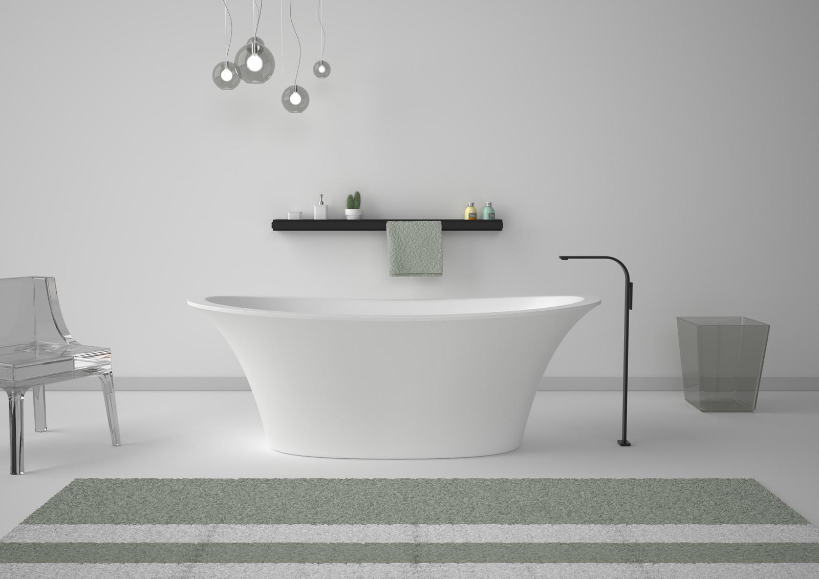 VAFL26 Акриловая ванна отдельностоящая GSG CERAMIC Flut - Вид №1