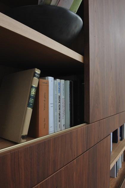 Morelato Модульный книжный шкаф из вишни и ореха  Art. fs3510598  - Вид №1