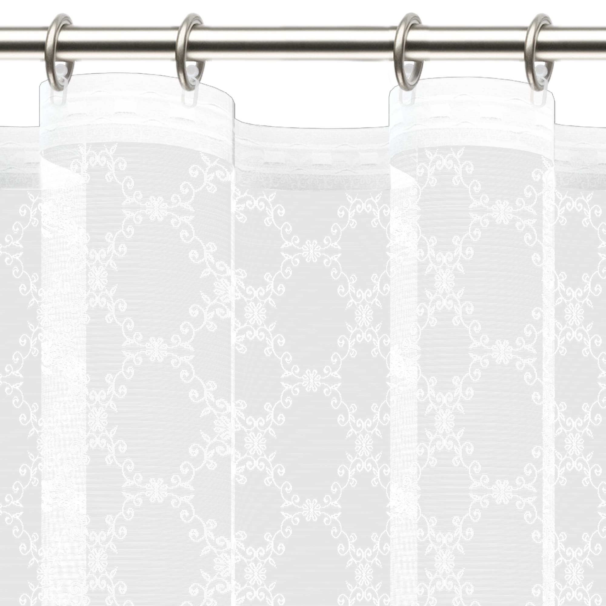 81948127 Занавеска на ленте «Соты», 250х160 см, цвет белый Santreyd  - Вид №4