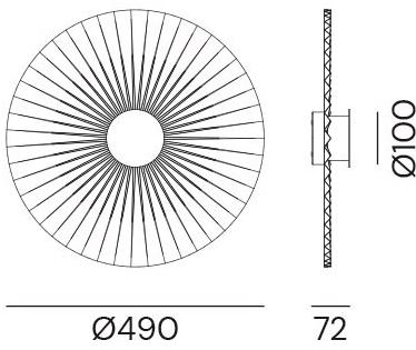 Il Fanale Аппликация светодиода из оттона Plie' 284.04.on/284.05.on - Вид №4