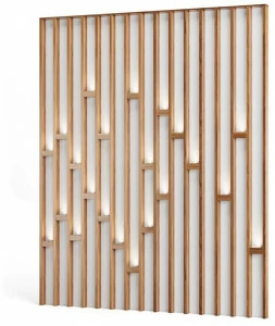 DWFI Светящаяся декоративная панель из шпона дерева  00002498