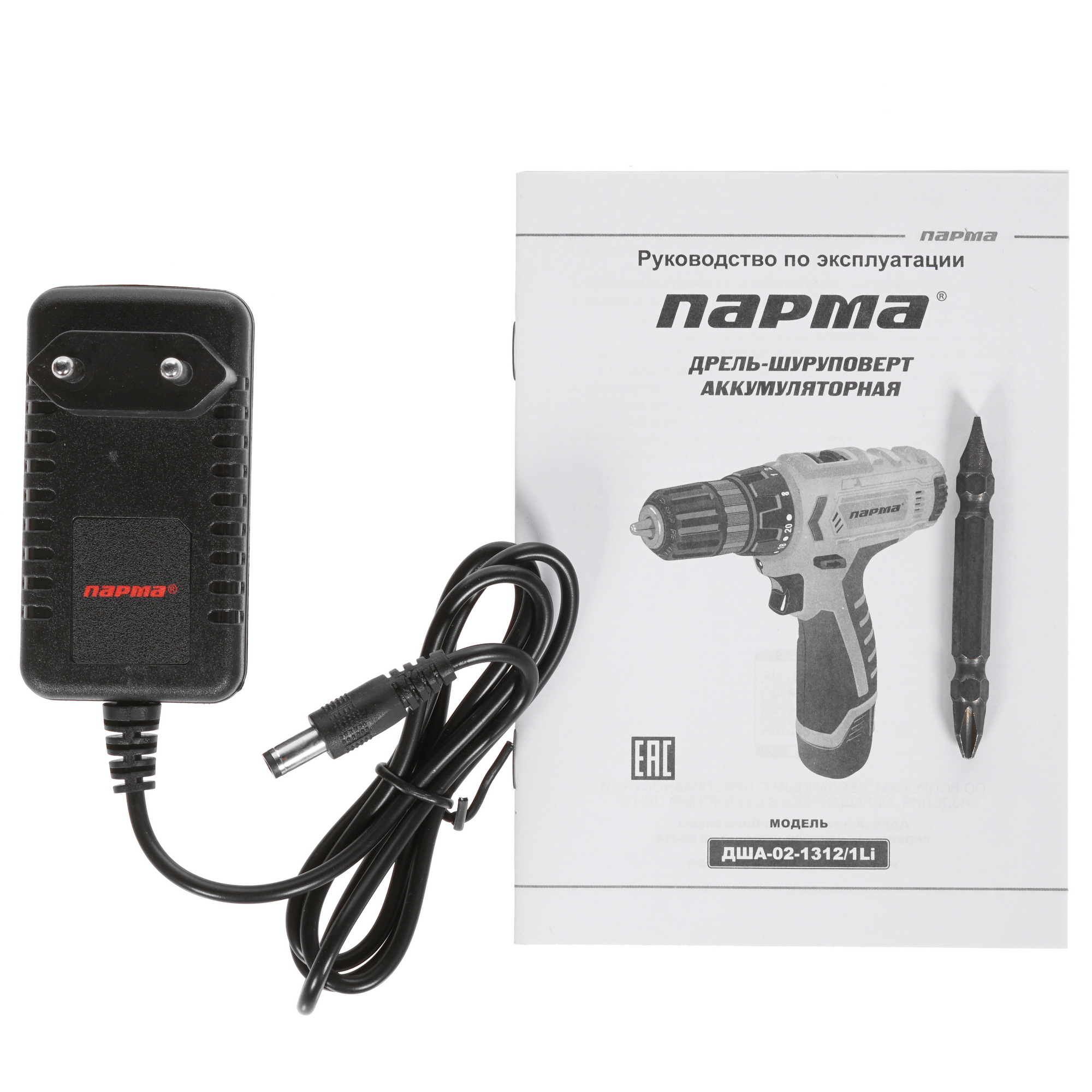 Дрель-шуруповерт Парма ДША-02-1312/1Li 02.021.00005 5308933 STDN-0024786 - Вид №5