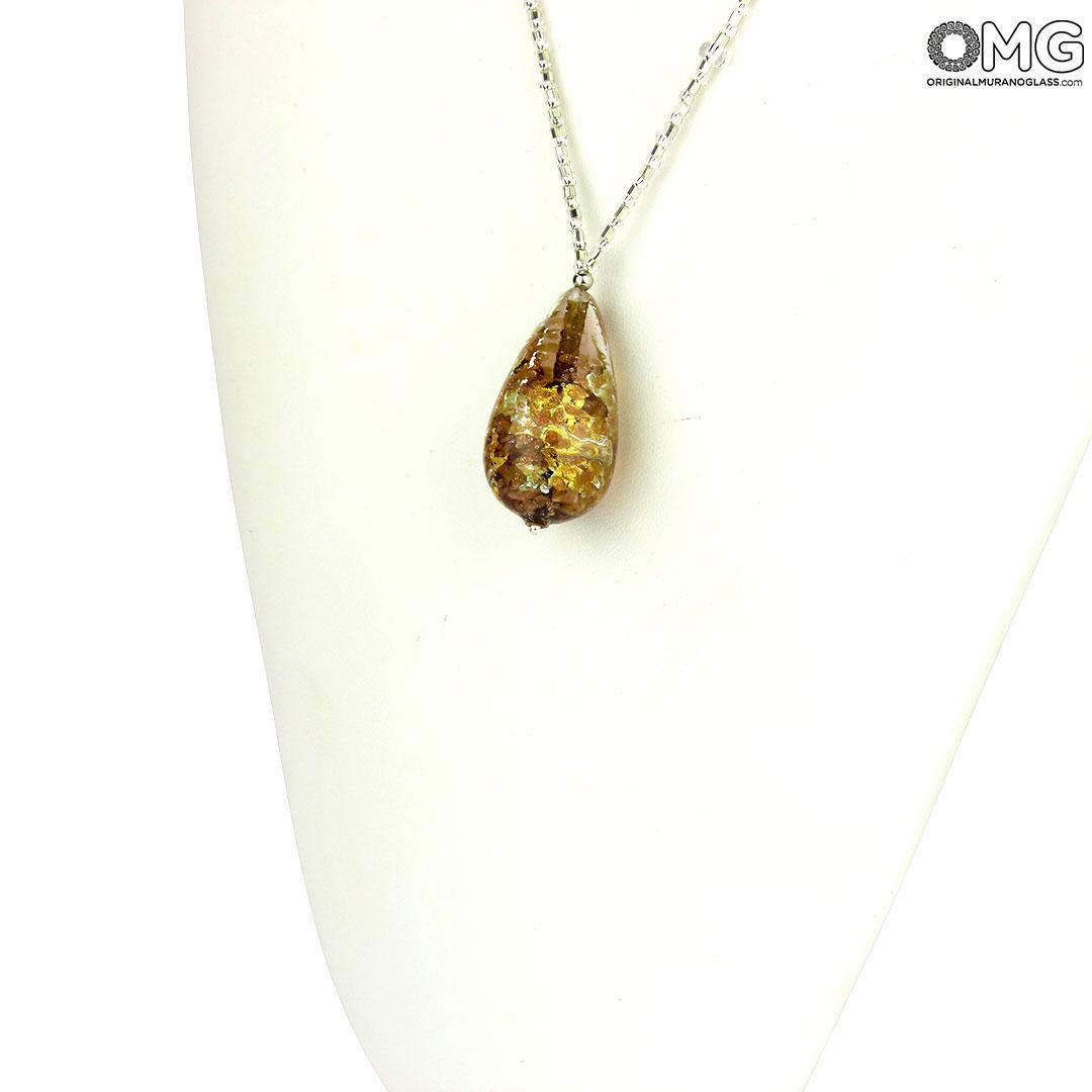 4847 ORIGINALMURANOGLASS Ожерелье с венецианскими бусинами Zattere 170 см  - Вид №1