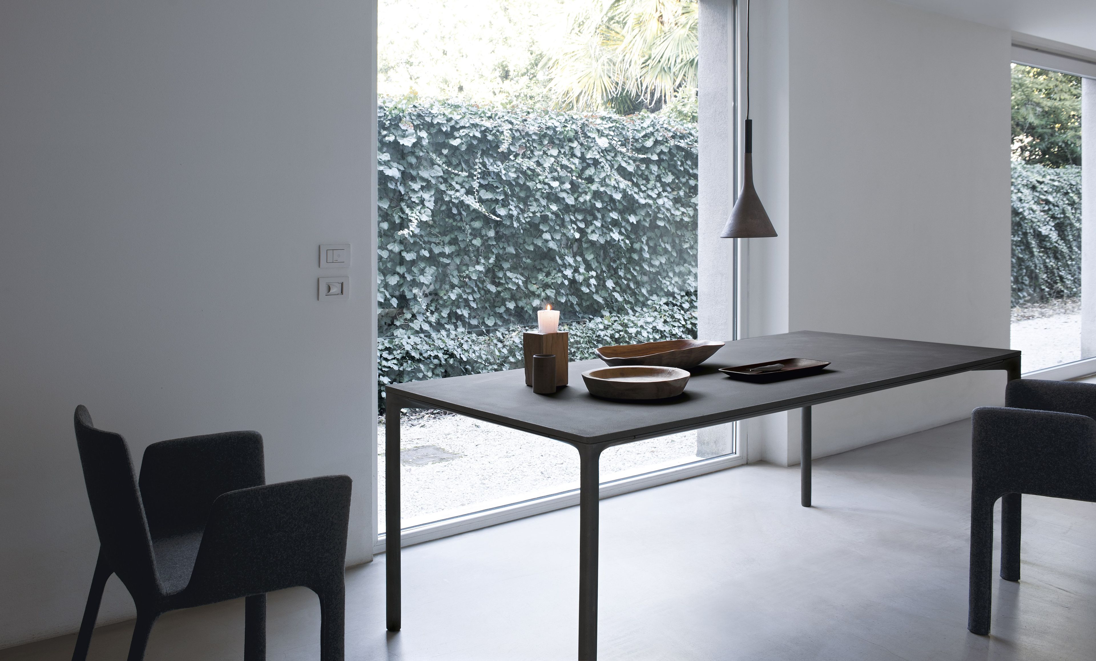 Прямоугольный бетонный стол Kristalia затирка ARCH-00104754 - Вид №3